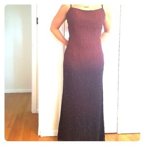 Je Matadi by Sean Mehta Beaded Ombre Dress
